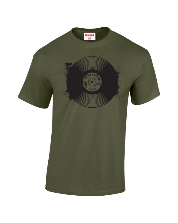 Records T-shirt military Green